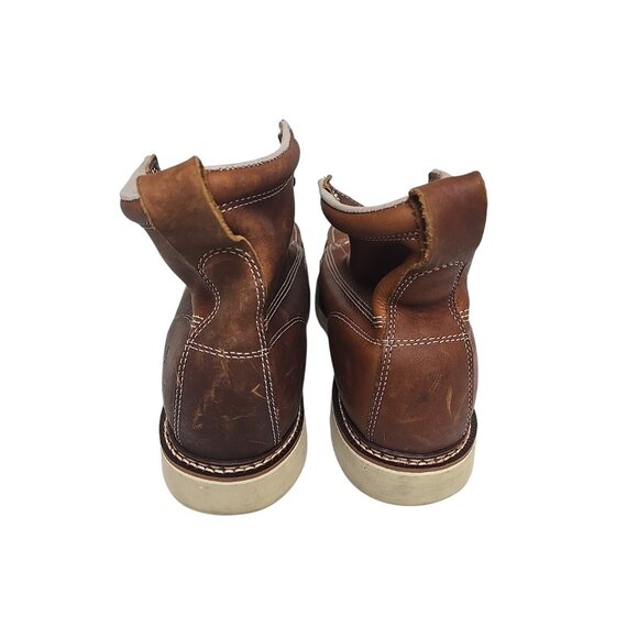 Thorogood Men's 804-4200 American Heritage 6" Safety Moc Toe Wedge Boot 12 EE - Picture 3 of 7